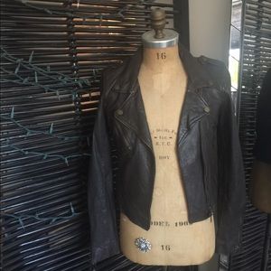 Zara Biker Leather Jacket